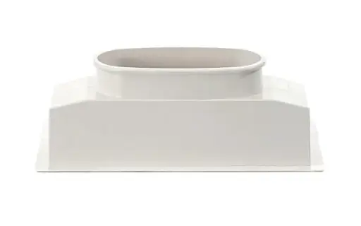 Plénum ABS pour Grille ABS Gainable